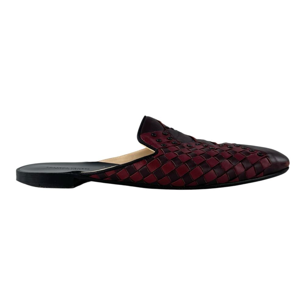 Bottega Veneta Studded Intrecciato Leather Mules